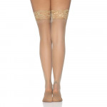 Leg Avenue Stay Up Sheer Thigh Hold Ups Nude UK 6 ...