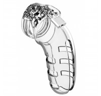 Man Cage 06 Male 5.5 Inch Clear Chastity Cage