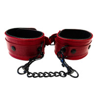 Rouge Garments Leather Croc Print Wrist Cuffs Rouge Garments Leather Croc Print Wrist Cuffs